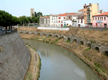 Encore dans la tranchée, vers le port de Carcassonne