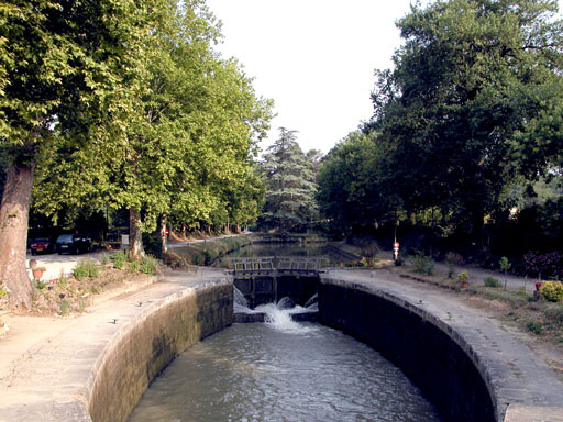 Écluse de l'Océan, vue de face