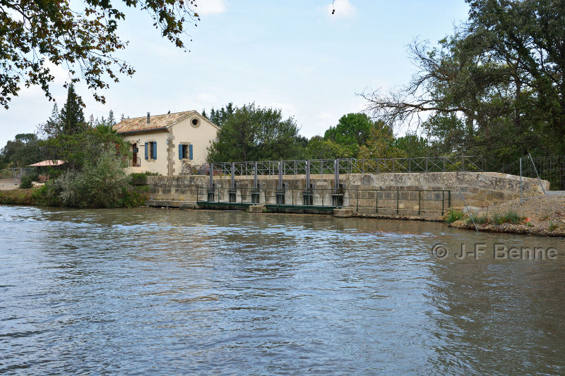 Epanchoir des patiasses et ouvrages sur la Cesse - Canal du Midi