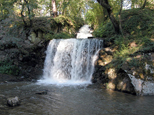 Petite cascade du Laudot à la sortie du barrage