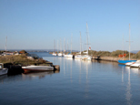 Les derniers mètres du Canal du Midi avant l'étang de Thau