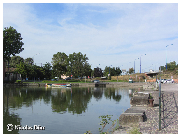 L'emplacement de l'ancienne écluse de Garonne.