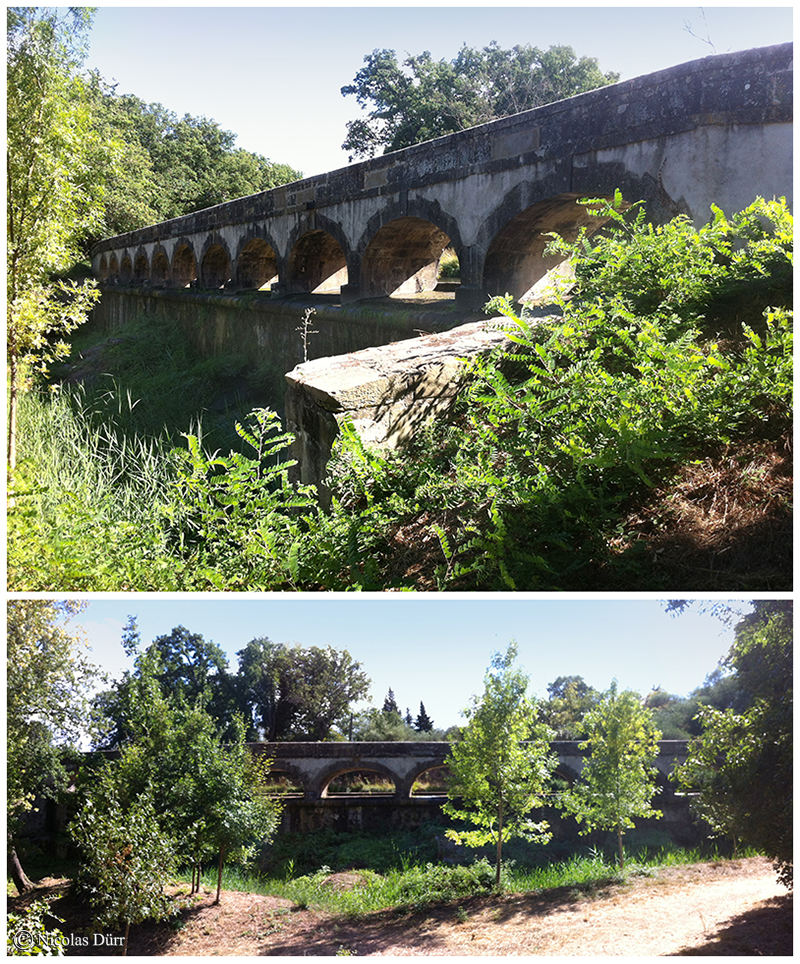 Les arches de l'épanchoir de l'Argent Double