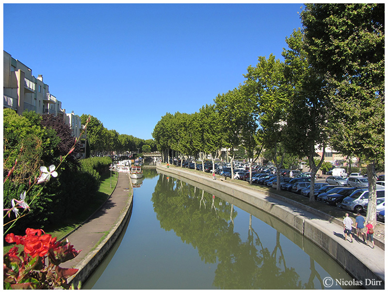 Les quais Victor Hugo et Vallière en aval du Canal