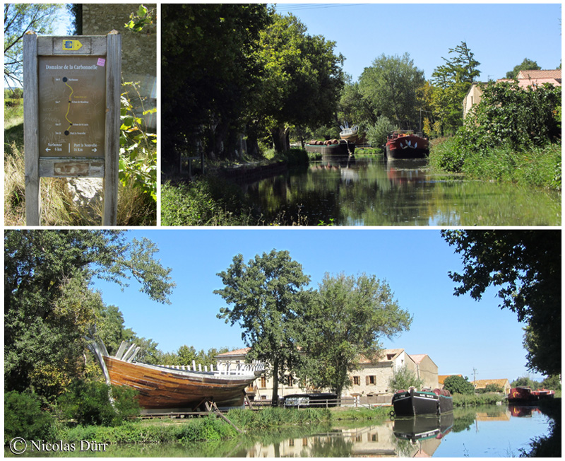 Le bief à l'approche du domaine du Grand Mandirac