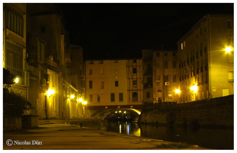 Nocturne sur le versant Ouest du Pont des Marchands, 2015