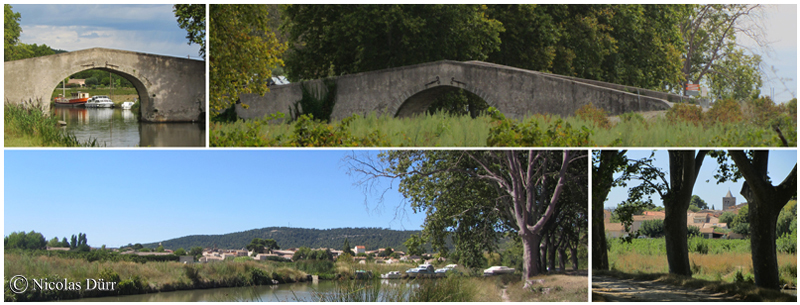 Argeliers, le pont Vieux et les deux rives, 2015