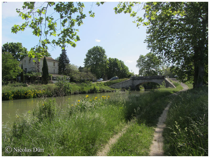 Le pont de Sériège en amont, 2012