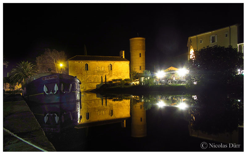 Nocturne sur la chapelle et le château d'eau, 2016