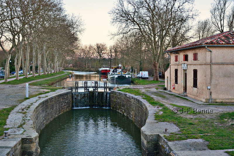 canal du midi ecluse